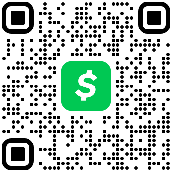 Cash App QR code for donating to Warriors with Hearts
