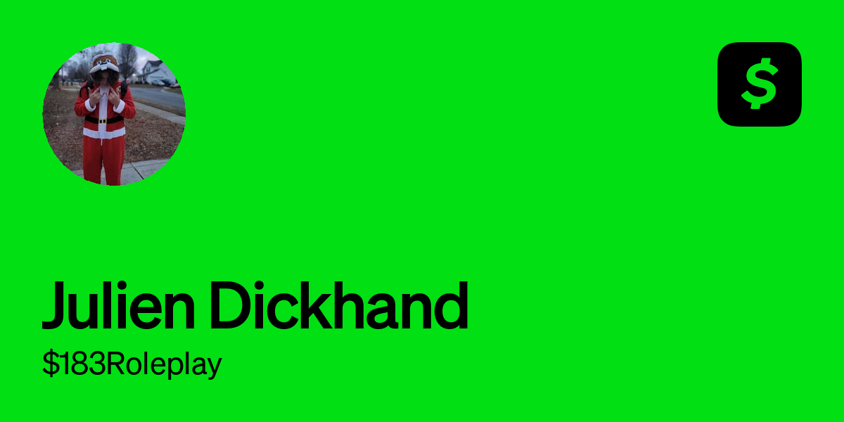 Pay $183Roleplay on Cash App