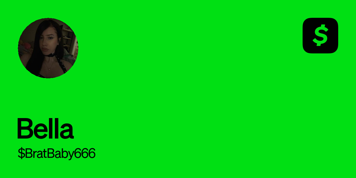 Pay $BratBaby666 on Cash App