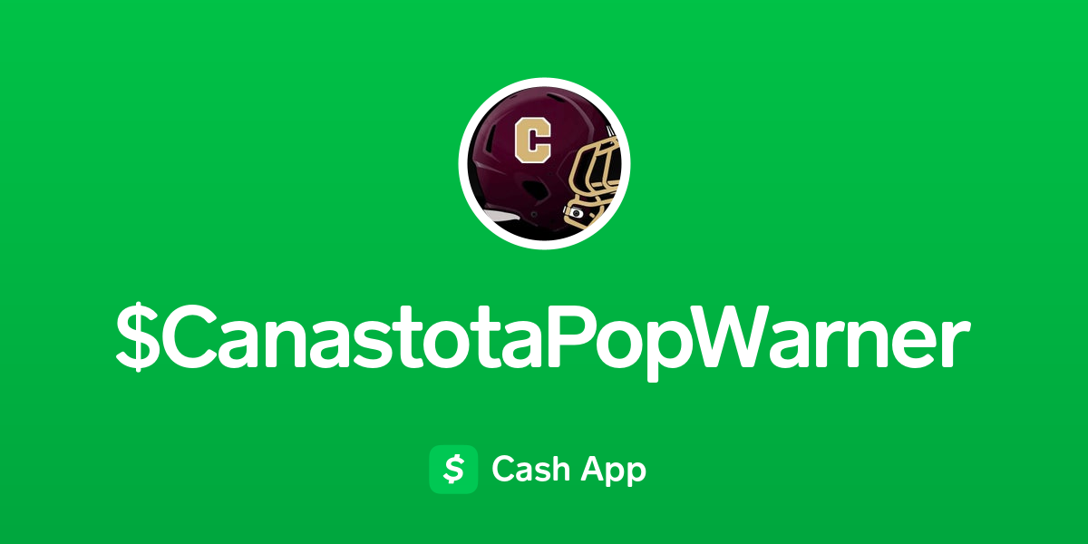 Pay CanastotaPopWarner on Cash App