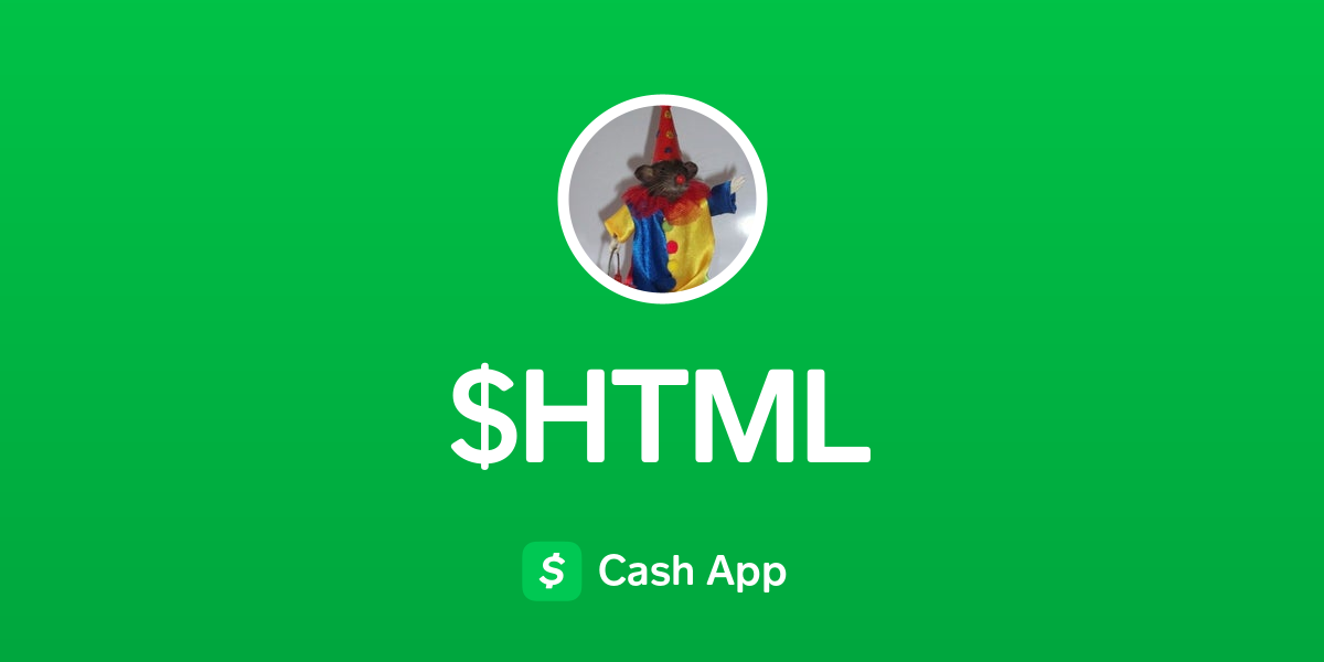 Pay HTML on Cash App