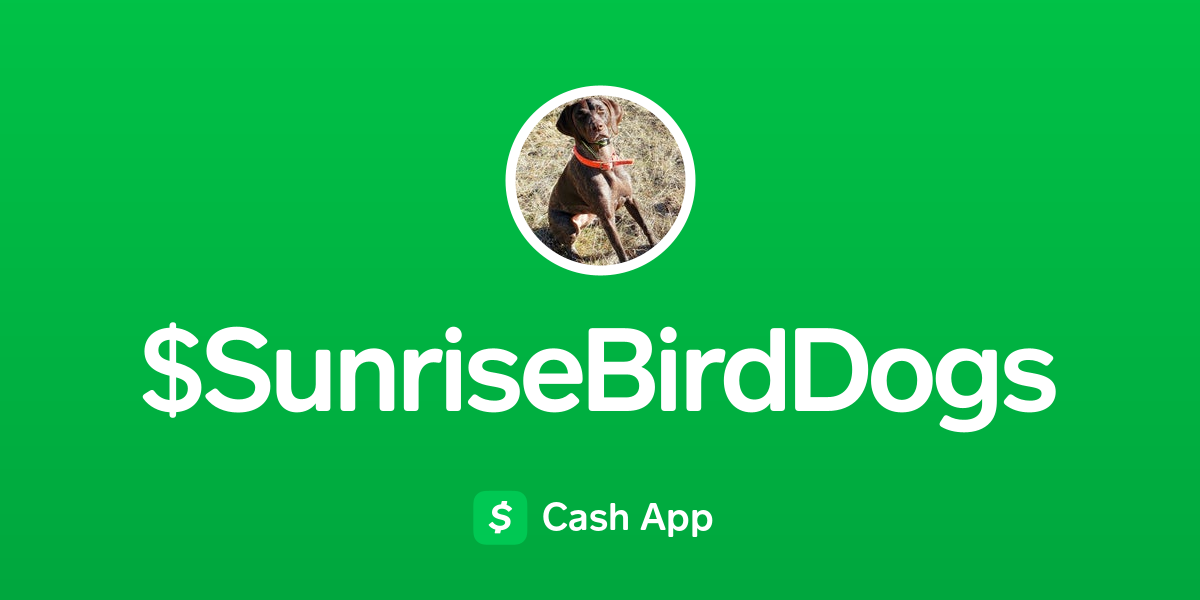 Pay SunriseBirdDogs on Cash App