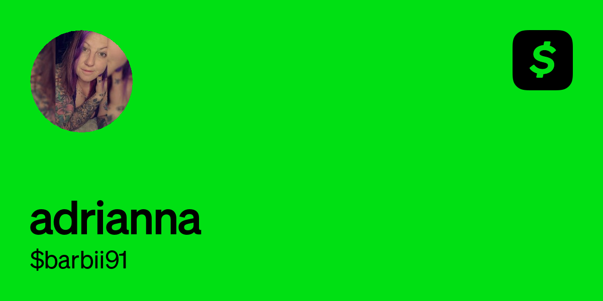 Pay barbii91 on Cash App