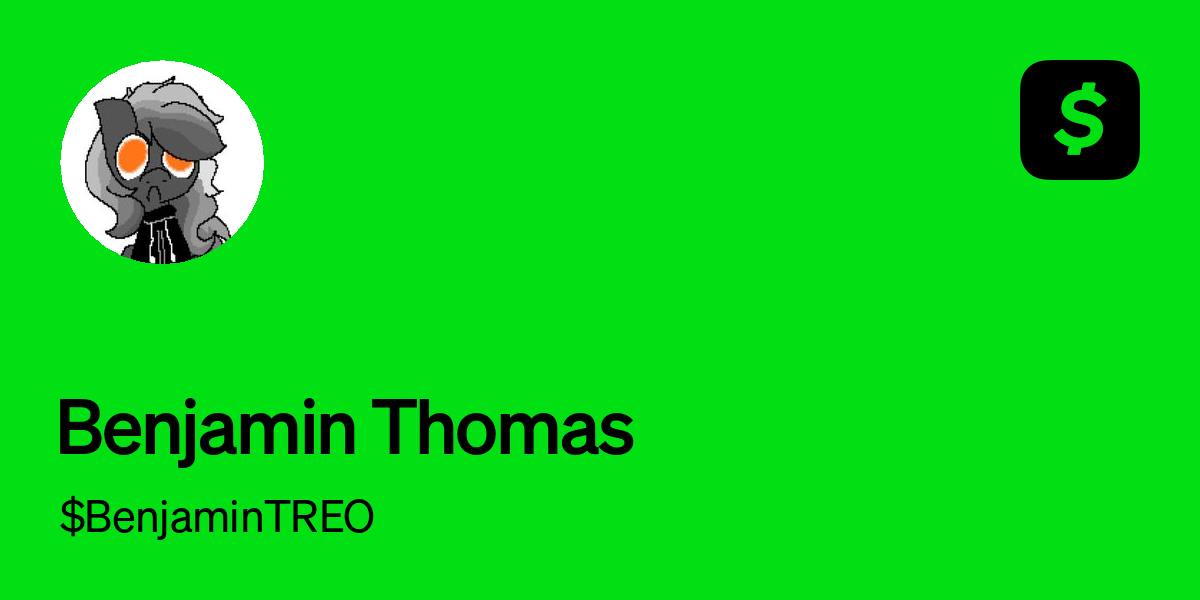 Pay $BenjaminTREO on Cash App