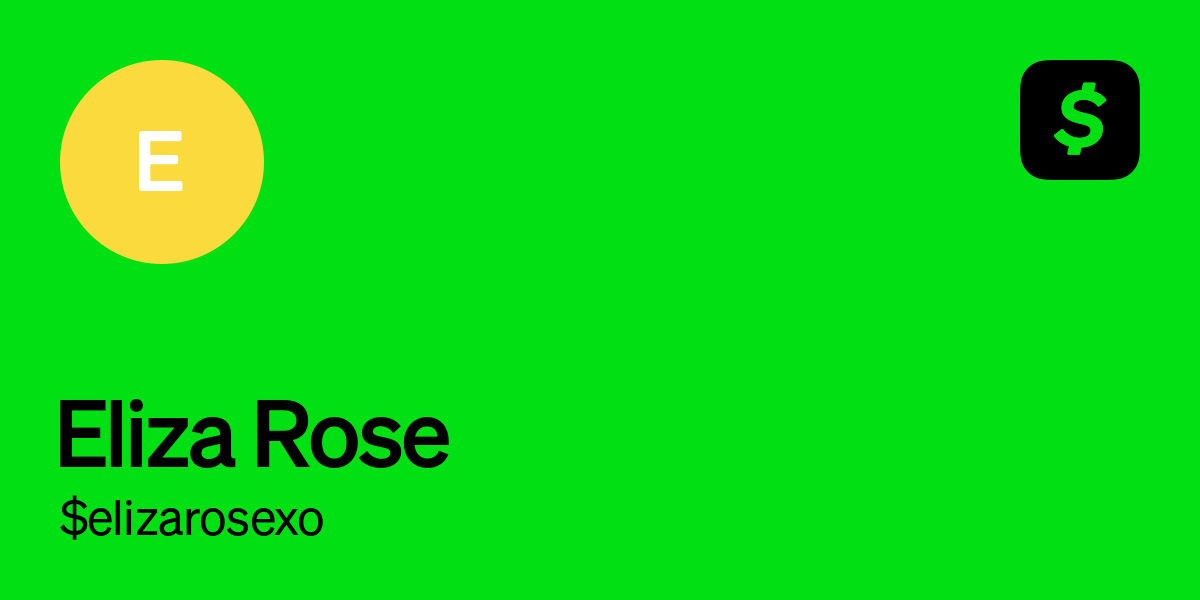 Pay $elizarosexo on Cash App