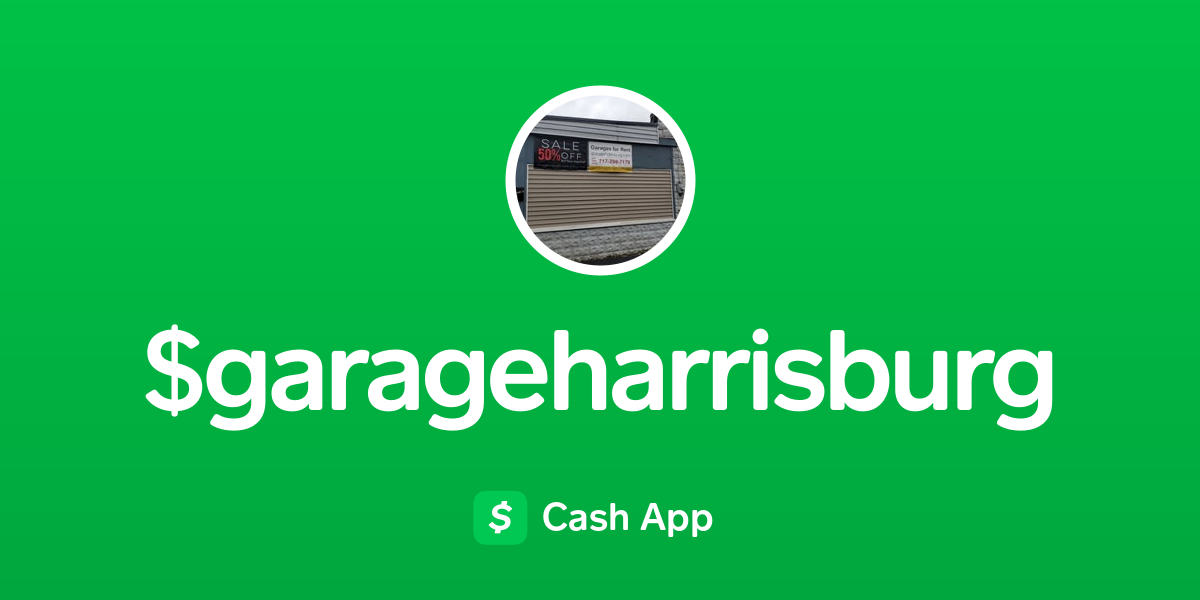 Pay garageharrisburg on Cash App