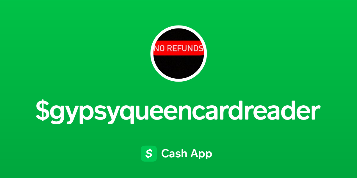 Pay gypsyqueencardreader on Cash App