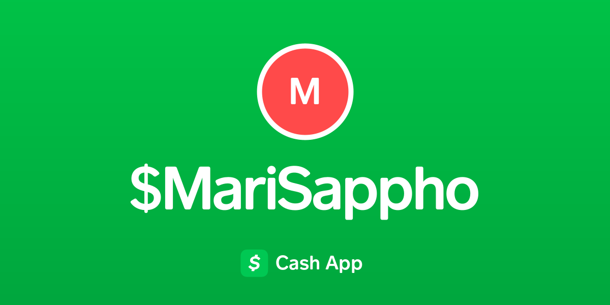Pay $marisappho on Cash App