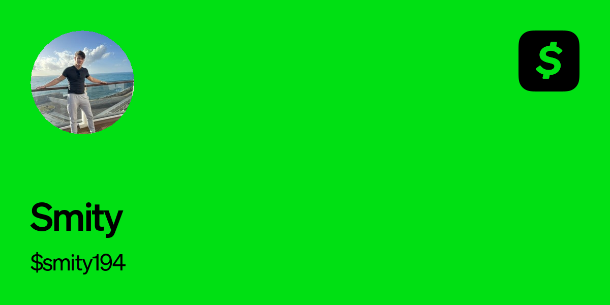 Pay $smity194 on Cash App