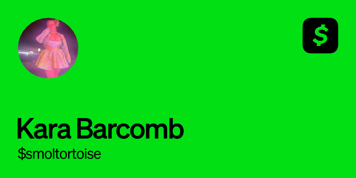 Pay $smoltortoise on Cash App