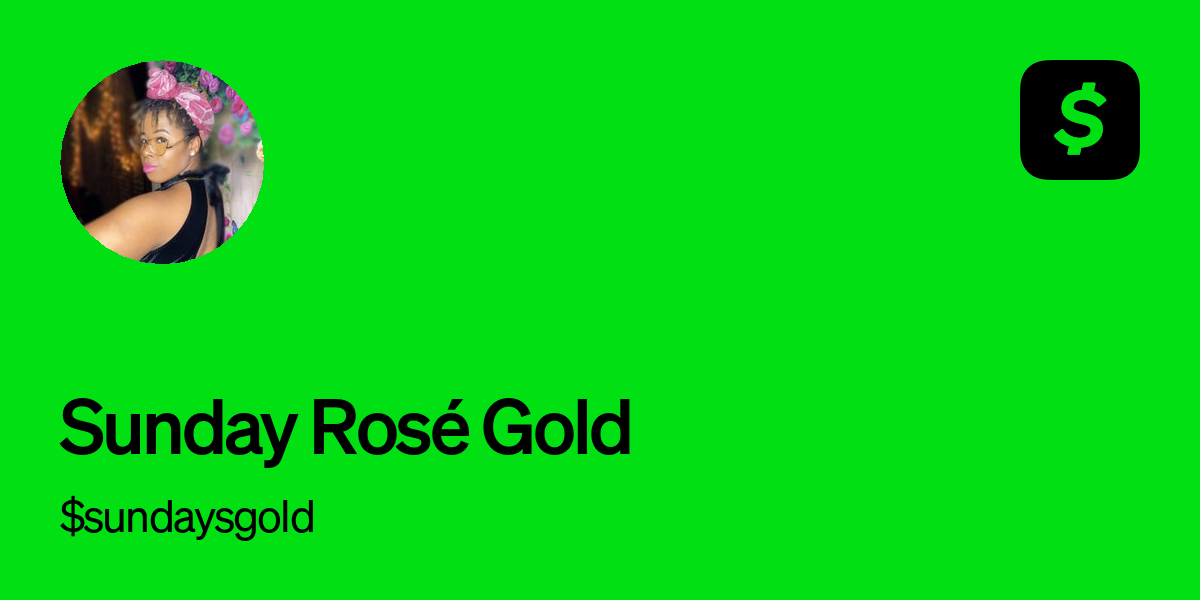 Pay sundaysgold on Cash App