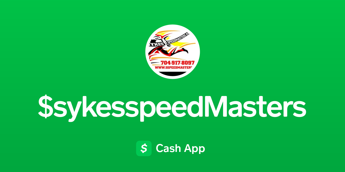 Pay sykesspeedmasters on Cash App