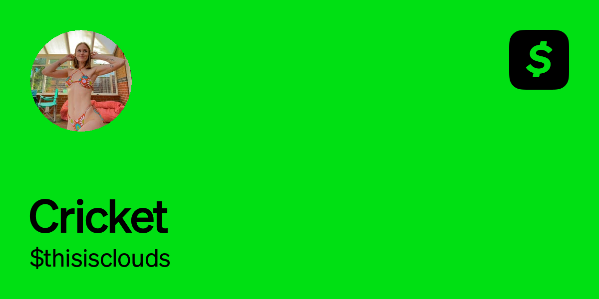 Pay $thisisclouds on Cash App