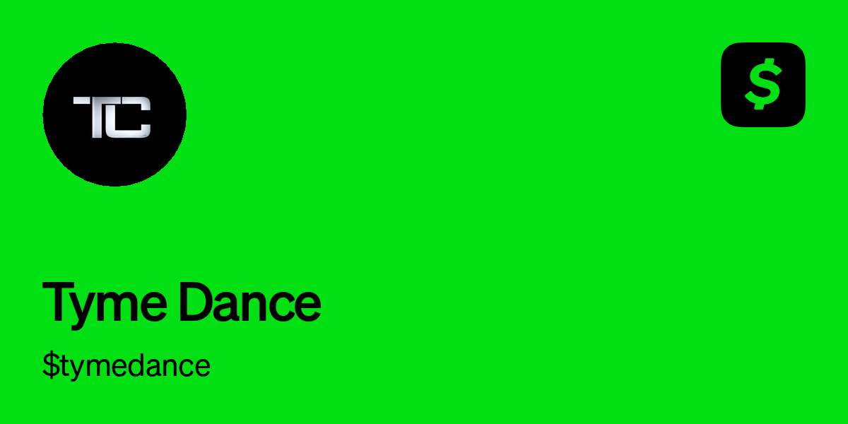 Pay $tymedance on Cash App