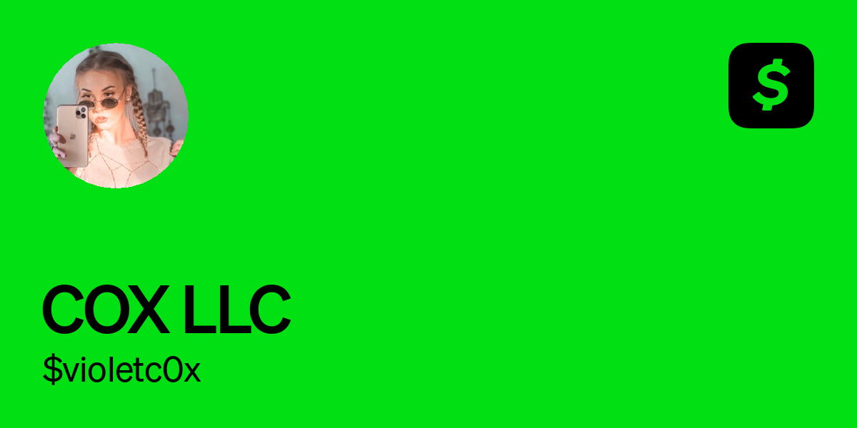 Pay $violetc0x on Cash App