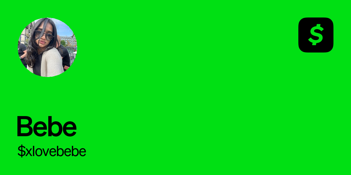 Pay $xlovebebe on Cash App